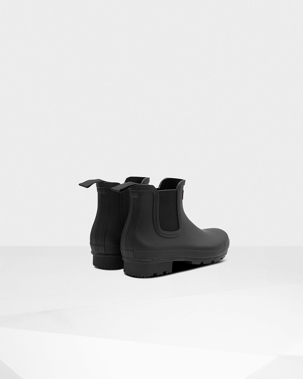 Mens Hunter Chelsea Boots Black - Original - 3290786-QV